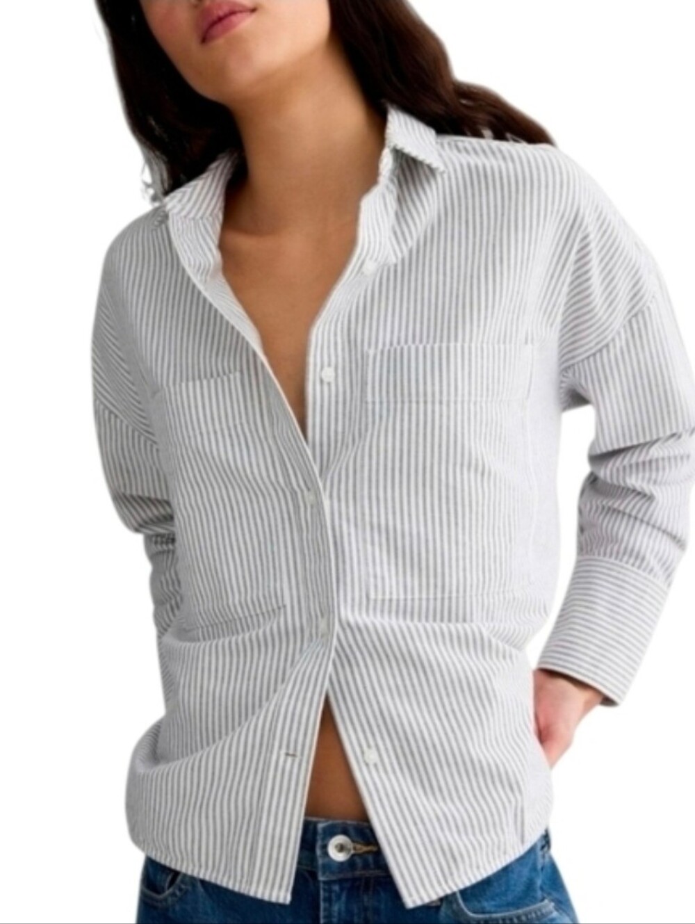 EVERLANE THE BOXY OXFORD SHIRT XS
